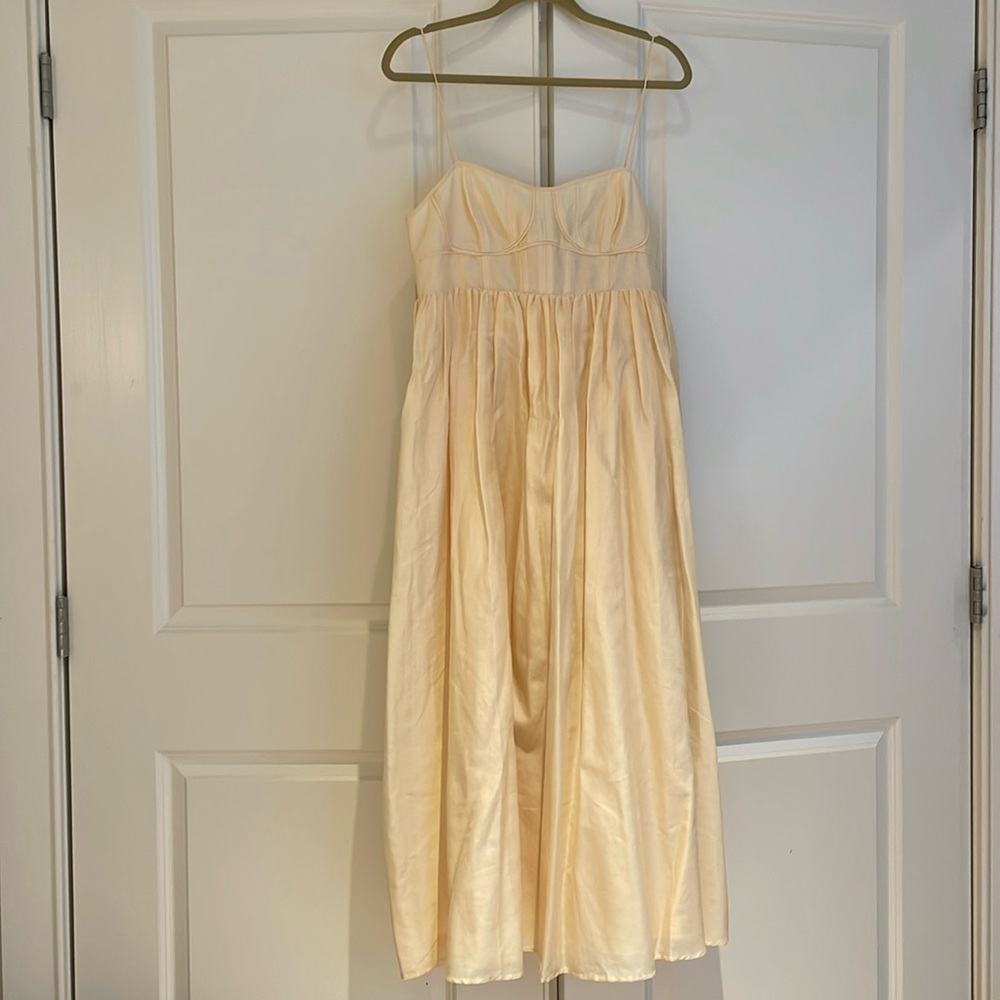 Ulla Johnson spring/summer ‘22 Mariza dress in Ecru, size 10, NWT!